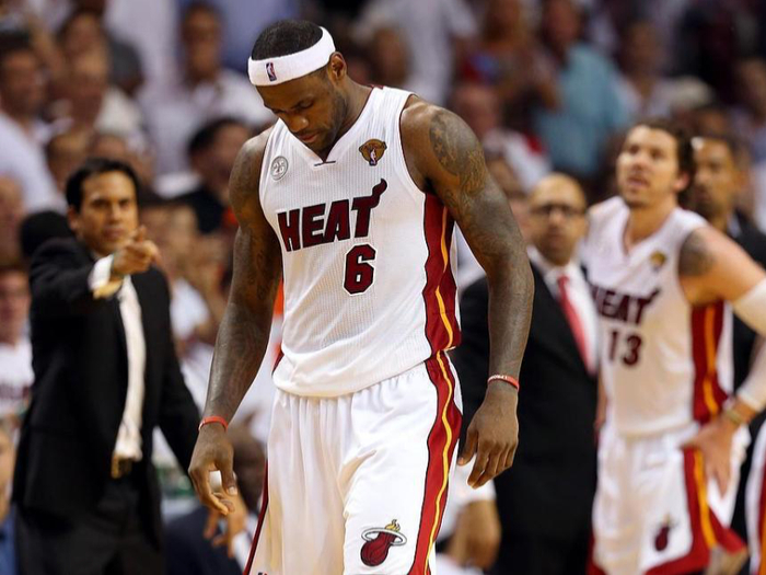 勒布朗撞肩门事件引爆热火化学反应