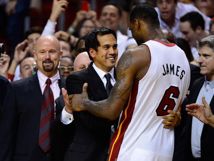 勒布朗撞肩门事件引爆热火化学反应