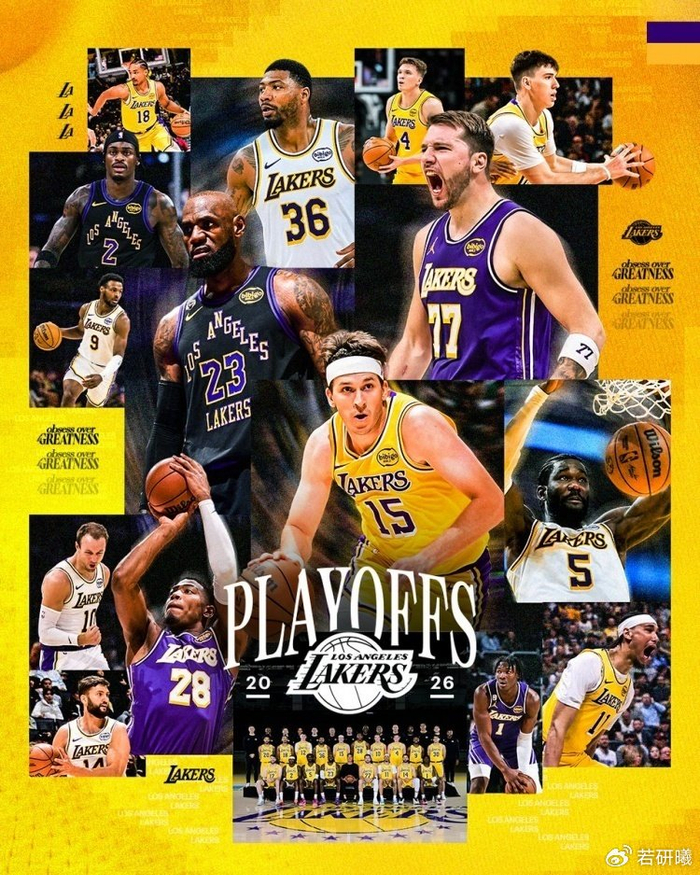 湖人三重奏震撼联盟：詹姆斯登顶胜场王 东契奇